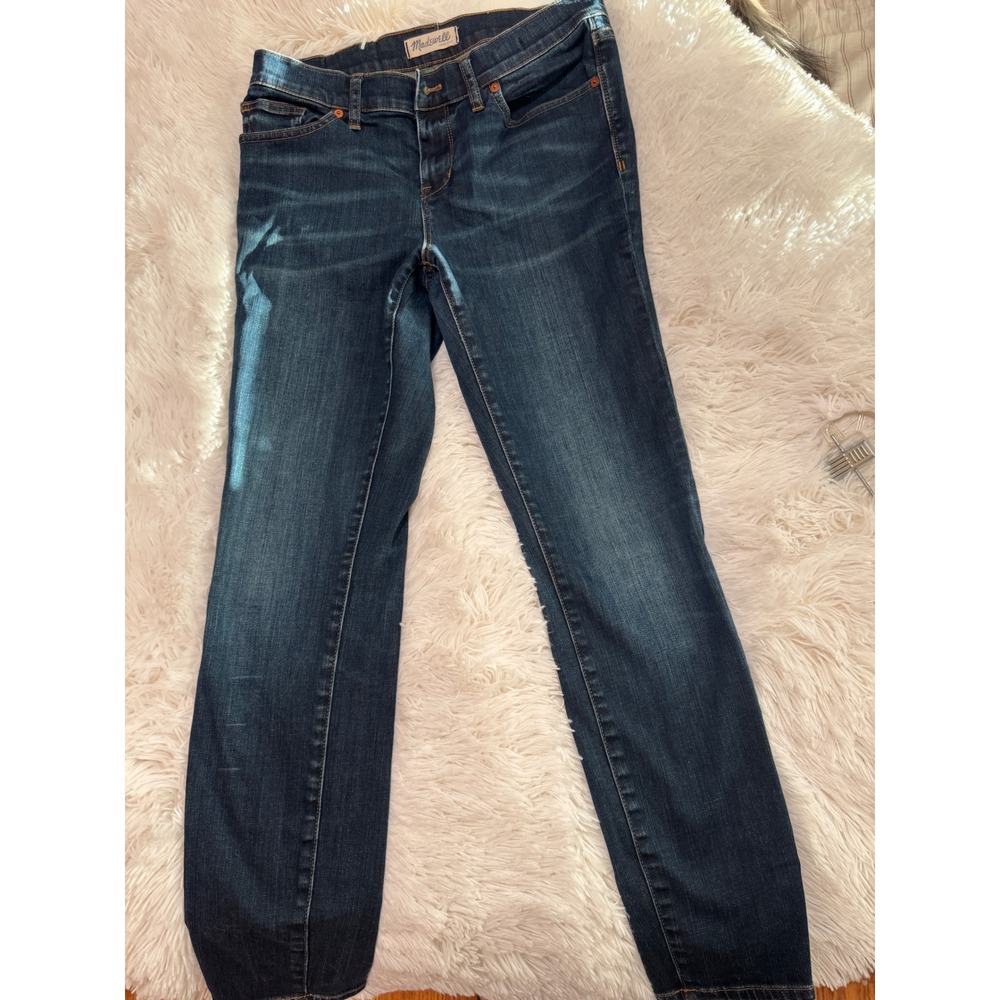 Madewell Skinny Skinny Jeans Dark Wash Indigo Denim Women Size 29